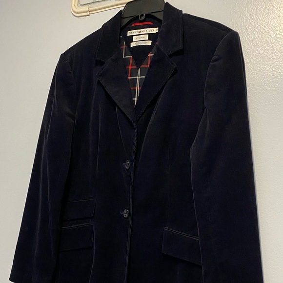 NWOT Tommy Hilfiger Women’s Stretch 
Cudrory Over Coat In Navy Blue Size 14. - Picture 3 of 8